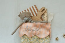 Load image into Gallery viewer, retro Christmas sock- Hand embroidered Personalized Handmade Christmas stocking