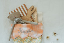 Load image into Gallery viewer, retro Christmas sock- Hand embroidered Personalized Handmade Christmas stocking