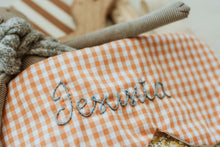 Load image into Gallery viewer, retro Christmas sock- Hand embroidered Personalized Handmade Christmas stocking