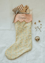 Load image into Gallery viewer, retro Christmas sock- Hand embroidered Personalized Handmade Christmas stocking