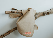 Load image into Gallery viewer, Hand embroidered organic cotton bandana -  CIAO
