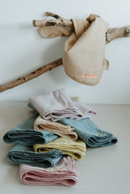 Load image into Gallery viewer, Hand embroidered organic cotton bandana -  CIAO