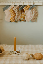 Load image into Gallery viewer, retro Christmas sock- Hand embroidered Personalized Handmade Christmas stocking