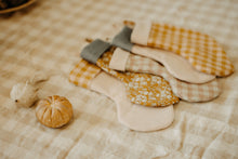 Load image into Gallery viewer, retro Christmas sock- Hand embroidered Personalized Handmade Christmas stocking