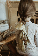 Load image into Gallery viewer, Bespoke mulberry Silk Hair tie - Plant dyed oversized Bow