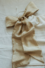 Load image into Gallery viewer, Bespoke mulberry Silk Hair tie - Plant dyed oversized Bow