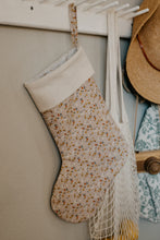 Load image into Gallery viewer, retro Christmas sock- Hand embroidered Personalized Handmade Christmas stocking