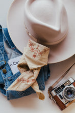 Load image into Gallery viewer, Plant dyed Folk Bandana (3 pieces set) Premium Cotton Bandana Set Southewestern vibes