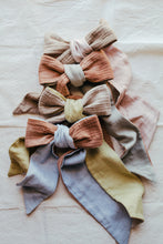 Load image into Gallery viewer, Organic Waffle Two Sides Hair Scarf - Plant dyed Hair tie