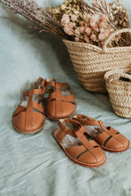 Load image into Gallery viewer, Handmade Leather Sandals - the Eloise retro sandal