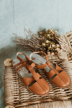 Load image into Gallery viewer, Handmade Leather Sandals - the Eloise retro sandal