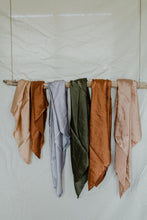 Load image into Gallery viewer, Naturally dyed charmeuse silk scarf