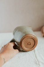 Load image into Gallery viewer, Hand thrown Stoneware small Pitcher with handle - Minimal Pottery Earthy tableware