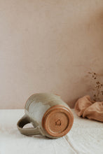 Load image into Gallery viewer, Hand thrown Stoneware small Pitcher with handle - Minimal Pottery Earthy tableware