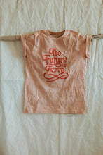 Load image into Gallery viewer, Naturally dyed cotton T shirt - Cultivate Love Graphic T shirt Adult