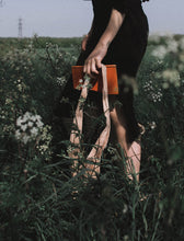 Load image into Gallery viewer, Plant dyed Silk Hair Tie - Bespoke bow