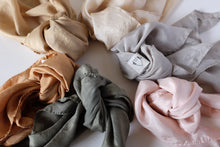 Load image into Gallery viewer, Hand Dyed 100% Silk Scarves Neutral Earthy tones