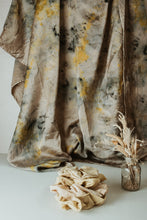 Load image into Gallery viewer, Bundle Dyed Silk scarves - Eco printed with natural dyes