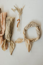 Load image into Gallery viewer, Plant dyed organic cotton Suerte bandana