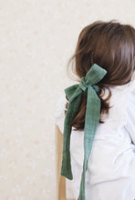 Load image into Gallery viewer, Plant Dyed Hair tie in Organic cotton - waffle cracked cotton gauze