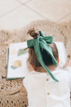 Load image into Gallery viewer, Plant Dyed Hair tie in Organic cotton - waffle cracked cotton gauze