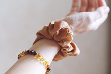 Load image into Gallery viewer, Plant Dyed Silk Scrunchies - Eco friendly gift: plastic free ties