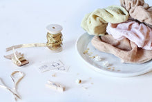 Load image into Gallery viewer, Eco Dyed Plastic free Scrunchies - Naturally dyed Cotton Scrunchy