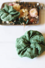 Load image into Gallery viewer, Eco Dyed Plastic free Scrunchies - Naturally dyed Cotton Scrunchy