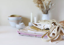 Load image into Gallery viewer, Plant Dyed Organic Cotton dish Towel -  Sold in 1 or 2 pieces Set
