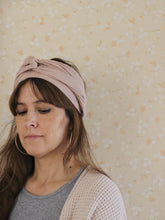 Load image into Gallery viewer, Organic Cotton Headwrap - Neutral turbans hair scarf