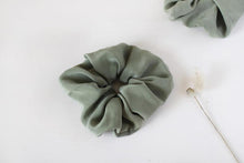 Load image into Gallery viewer, Plant Dyed Silk Scrunchies - Eco friendly gift: plastic free ties