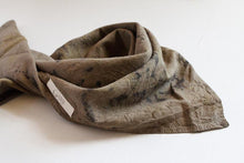 Load image into Gallery viewer, Eco Printed Organic cotton Bandana - hand dyed with natural dyes