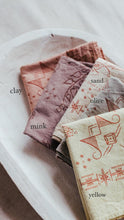 Load image into Gallery viewer, Naturally Dyed Folk cotton Bandana USA made - premium cotton