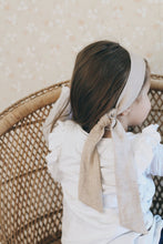 Load image into Gallery viewer, Plant Dyed Hair tie in Organic cotton - waffle cracked cotton gauze