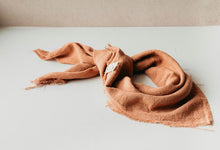 Load image into Gallery viewer, Raw Silk Bandana Naturally Dyed - Unisex Neckerchief