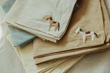 Load image into Gallery viewer, a little horse  -  Hand embroidered bandana
