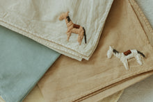 Load image into Gallery viewer, a little horse  -  Hand embroidered bandana
