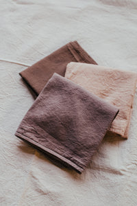 Plant Dyed organic Cotton Bandana - Soft cotton bandana, Neutral earthy shades