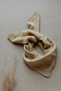 Naturally Dyed 100% Silk Scarves Neutral Earthy tones