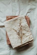 Load image into Gallery viewer, Plant dyed linen Kitchen Towel - Eco dyed dish towel Minimalist Homeware eco Gift
