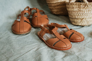 Handmade Leather Sandals - the Eloise retro sandal