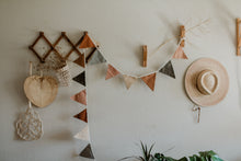 Load image into Gallery viewer, Earthy tones flags - Neutral bunting flags
