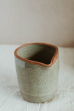 Load image into Gallery viewer, Hand thrown Stoneware small Pitcher with handle - Minimal Pottery Earthy tableware
