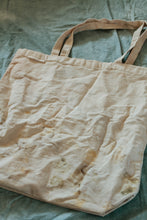 Load image into Gallery viewer, Plant Dyed cotton Canvas Tote - Neutral earthy tones
