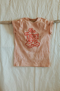 Naturally dyed cotton T shirt - Cultivate Love Graphic T shirt Adult