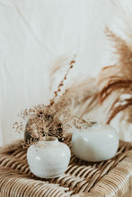 Load image into Gallery viewer, Hand thrown mini stoneware flower vases - Neutral &amp; Minimal

