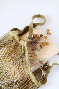 Naturally Dyed String Groceries Bag
