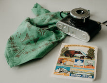 Load image into Gallery viewer, Plant dyed Folk Bandana (3 pieces set) Premium Cotton Bandana Set Southewestern vibes
