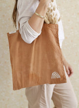 Load image into Gallery viewer, Botanically Dyed Cotton Canvas Tote Bag - Neutral tones
