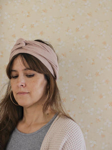 Organic Cotton Headwrap - Neutral turbans hair scarf